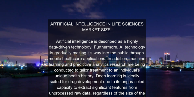 Artificial Intelligence In Life Sciences Market Size